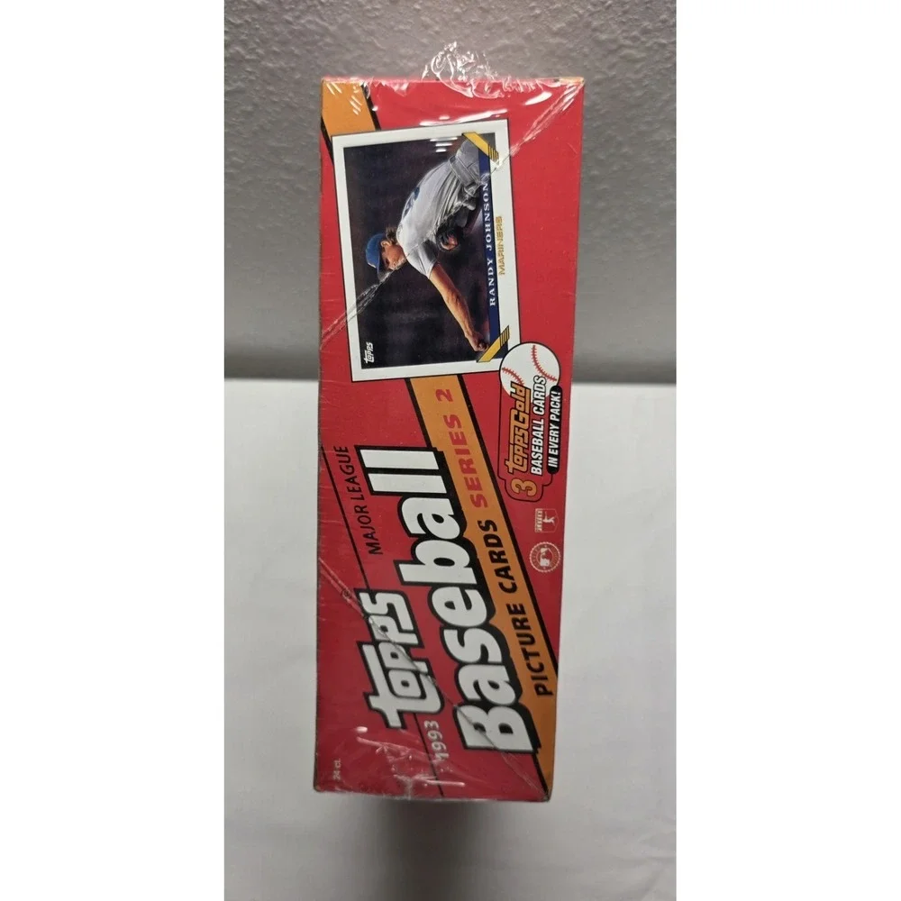 1993 Topps Baseball Series 2 Jumbo Cello SEALED BOX 24‎ Ct 3 Gold Cards Per Pack